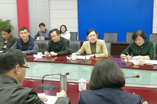 安徽大学党委常委,副校长虞宝桃会见韩艳一行.