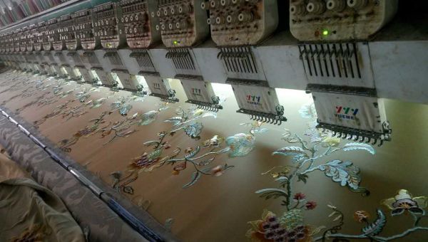 领虹绣品:领绣群芳,中国风复古窗帘领导者_中