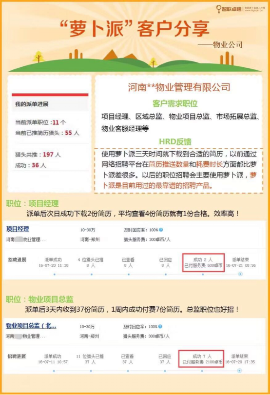 智联卓聘推出萝卜派 实现招聘快准狠