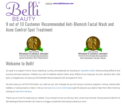 顾客的选择是最好的嘉奖!Belli获2018美国最佳