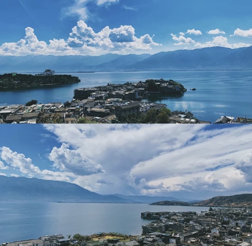 躺着看苍山洱海大理双层海景火车火了