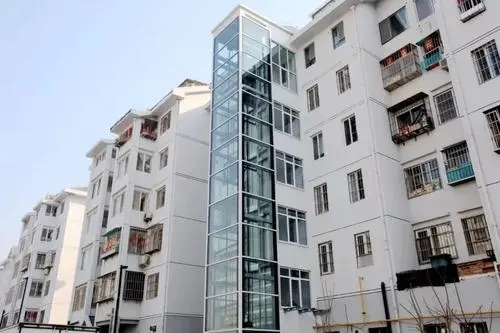 同宴土木助力杨浦区老房子加装电梯,旧貌换新颜