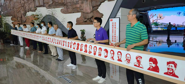 肥东县长临河镇:百副非遗剪纸讲述百年党史