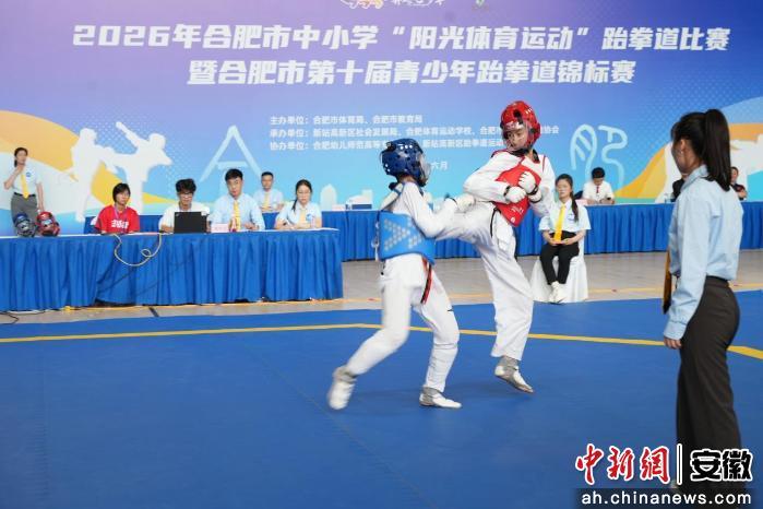2026年合肥市中小学“阳光体育运动”跆拳道比赛开赛